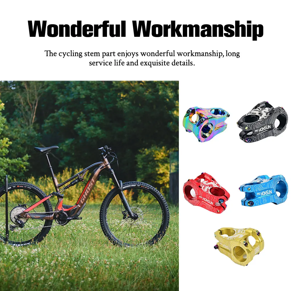 

Аксессуары для рамы выноса велосипеда, модификация, универсальные выносы руля 31,8 мм, компоненты переднего руля, красочные