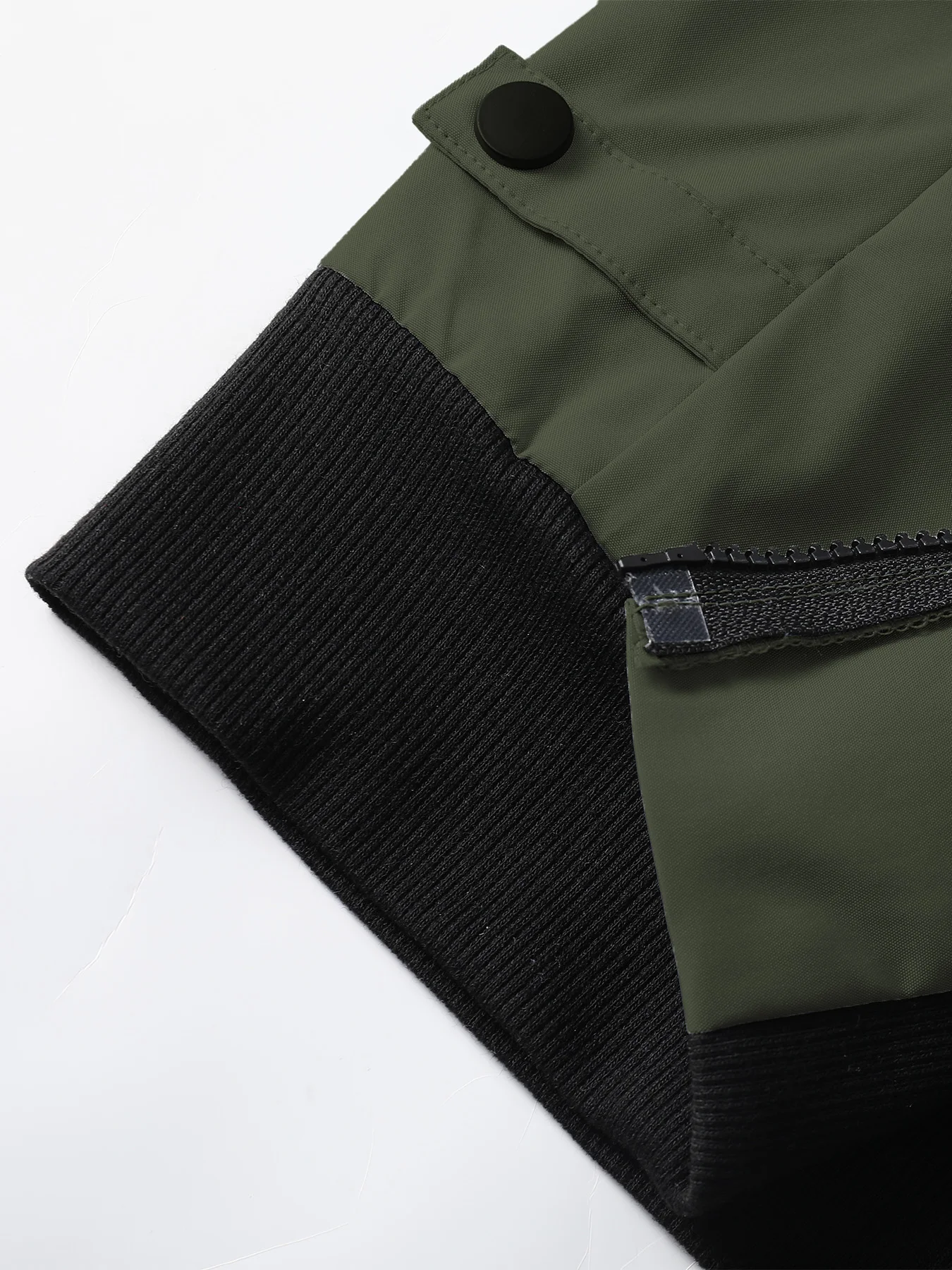 Baseball Collar Bomber Jacket Men's Spring Fall Loose Casual Windproof Workwear Coat view 6