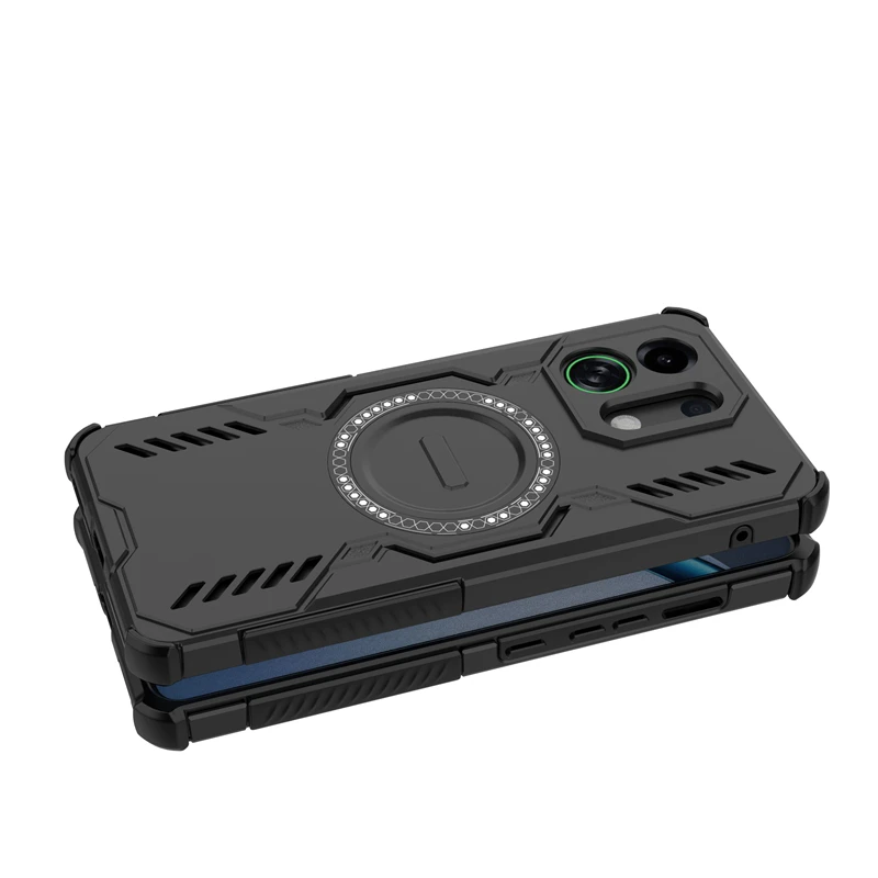 حافظة لهاتف اوبو K13 توربو برو ممن لهم K13 توربو برو مضادة للخبط امتزاز مغناطيسي غطاء شحن لاسلكي لهاتف اوبو K13 توربو برو #4