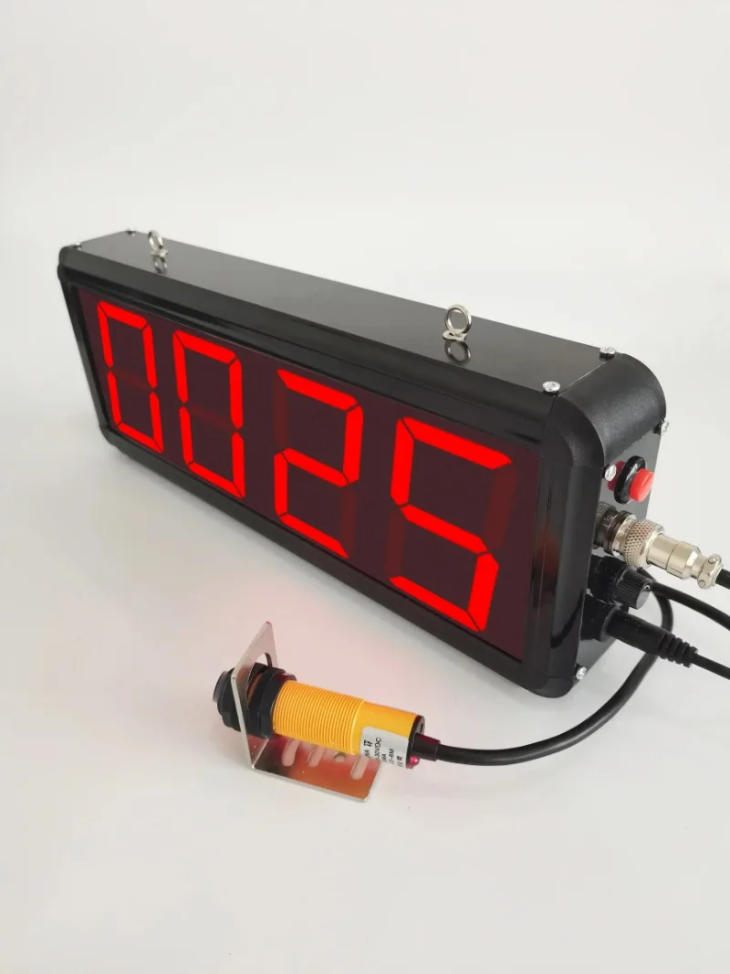 For 4 Inch 3-Digit Digital Infrared Counter, Automatic Induction Conveyor Belt Assembly Line Counter For Production Line