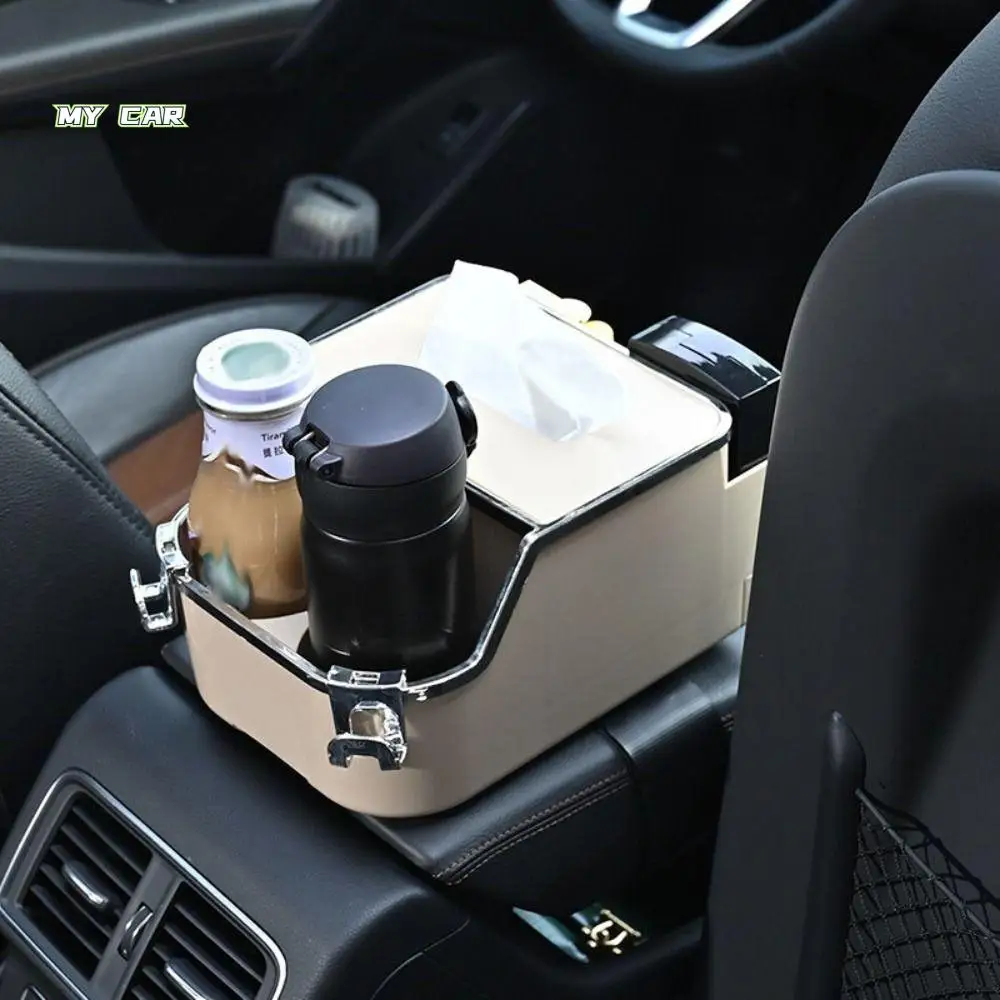 

3-в-1 автомобильное хранилище, аккуратная автомобильная коробка для салфеток, износостойкий пластиковый органайзер для хранения автомобиля, гаджет для салона автомобиля