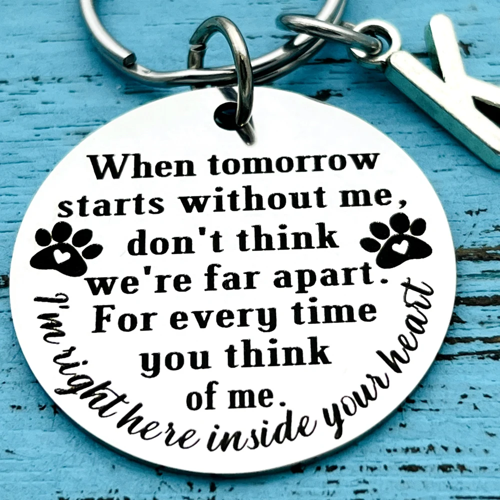 Pet Memorial Gifts,Dog Remembrance Keychain,Cat Dog   Remembrance Gifts,Puppy Sympathy Gifts,Pet Lover Owner Loss of Dog  Gifts