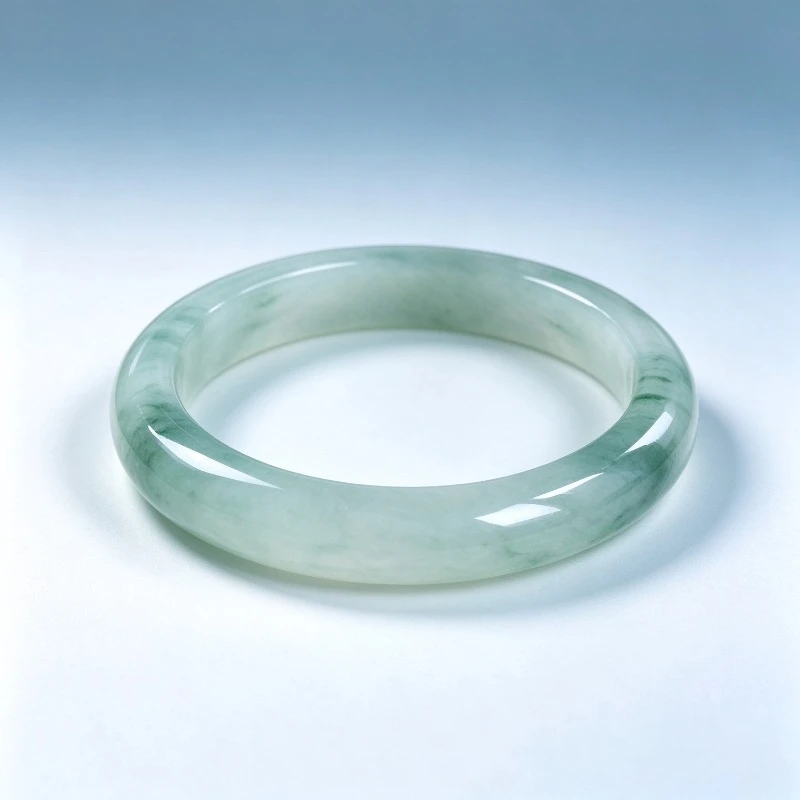Natural Ethnic Style Tianshan Green Bracelet, Simple National Style