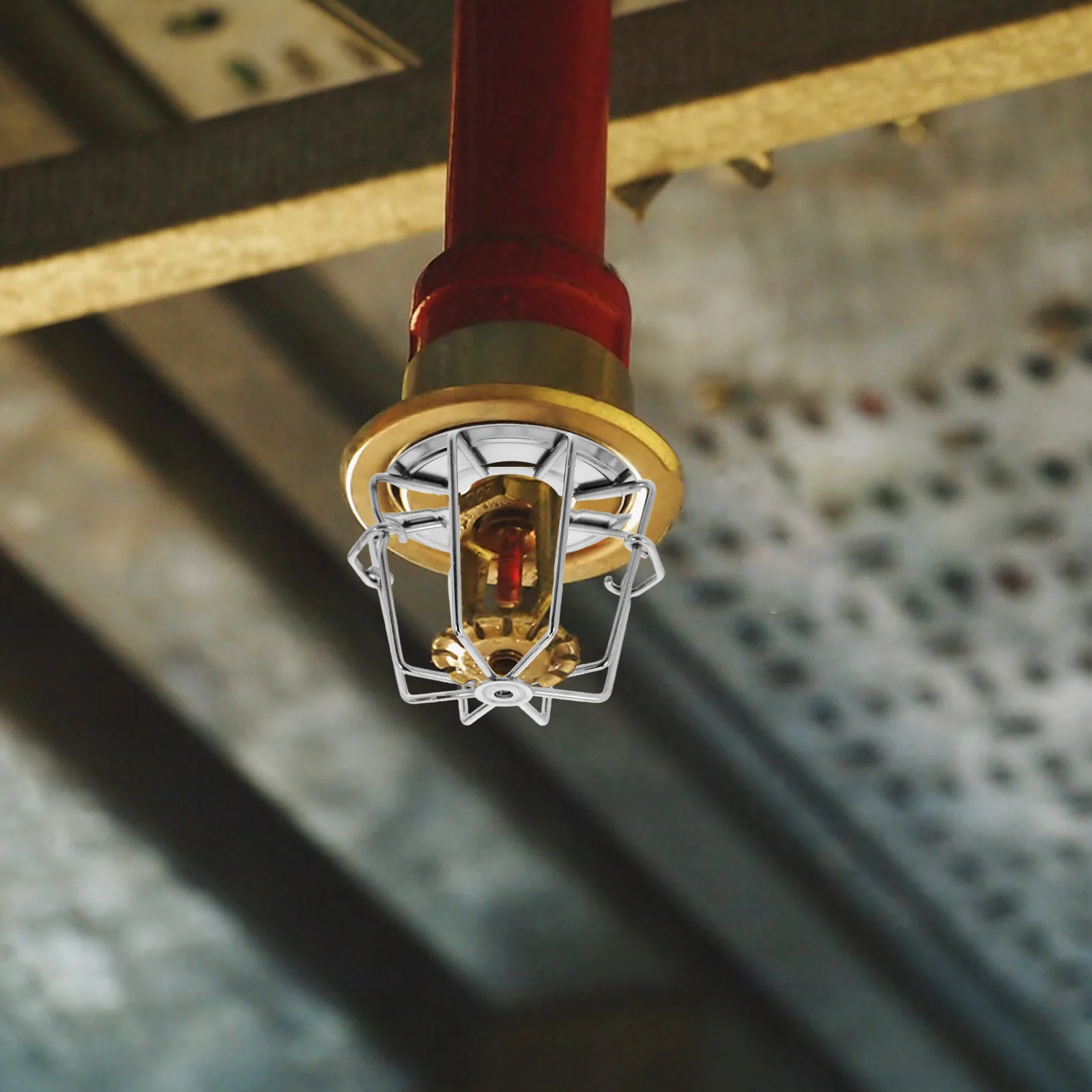 Fire Head Protective Cover Iron Escutcheons Guard Dustproof Universal Fit For Indoor Ceiling Firefighting Systems