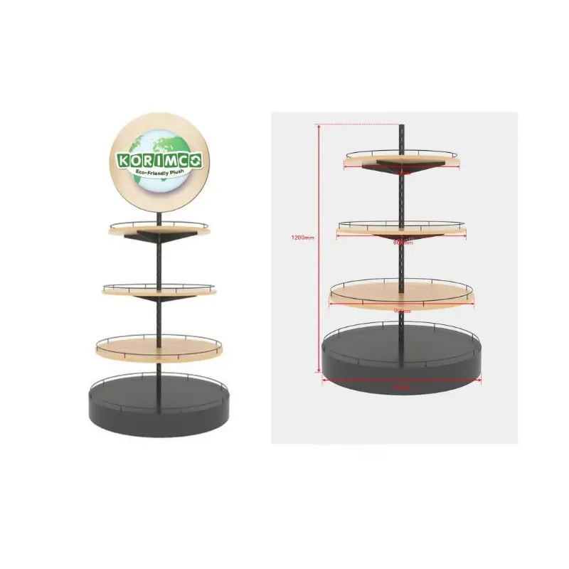 Storage Rack Boutique Awesome Round Wooden Metal Shelf Storage Holders