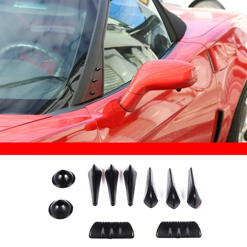 ABS Rectifying Lowering Wind Noise for Chevrolet Corvette C6 2005-2013 Car Door Protective Sticker Fairing Body Kit Accessories