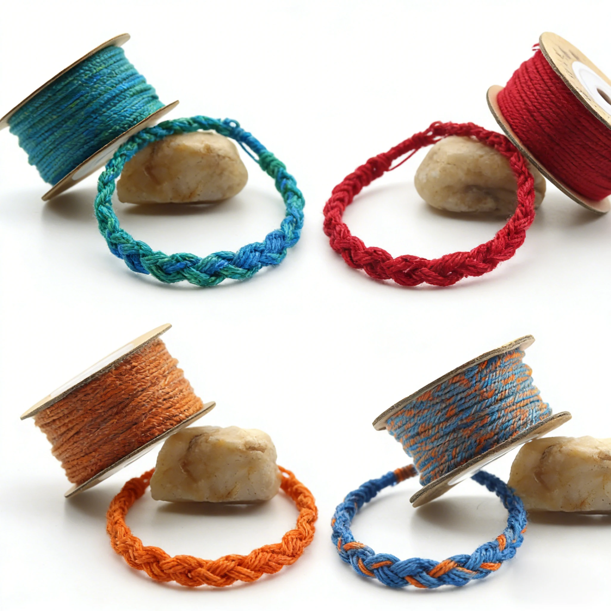 

1MM/1.5MM Handmade Cotton Thread Tassel Thread Colorful Bracelet Woven Tibetan Cotton Thread Jewelry Production