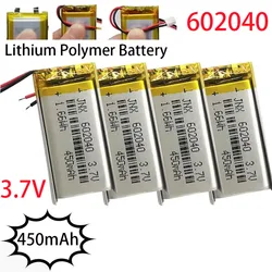 Top SELLER Hot High Quality 602040 3.7v 450mAh High Capacity Rechargeable Lithium Li-po Li-polymer Li Ion Battery