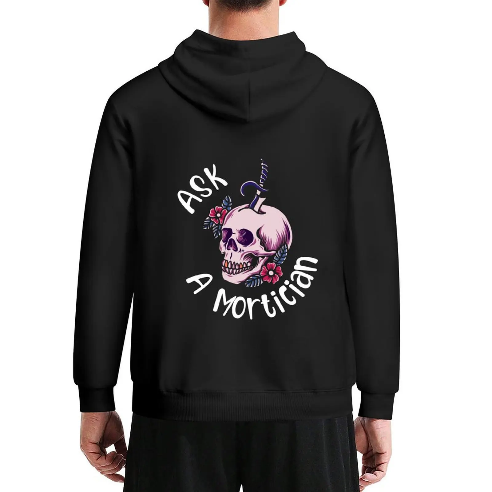 

Ask a Mortician Hoodie men clothing male clothes men's sweat-shirt set men's clothes hoodie graphic