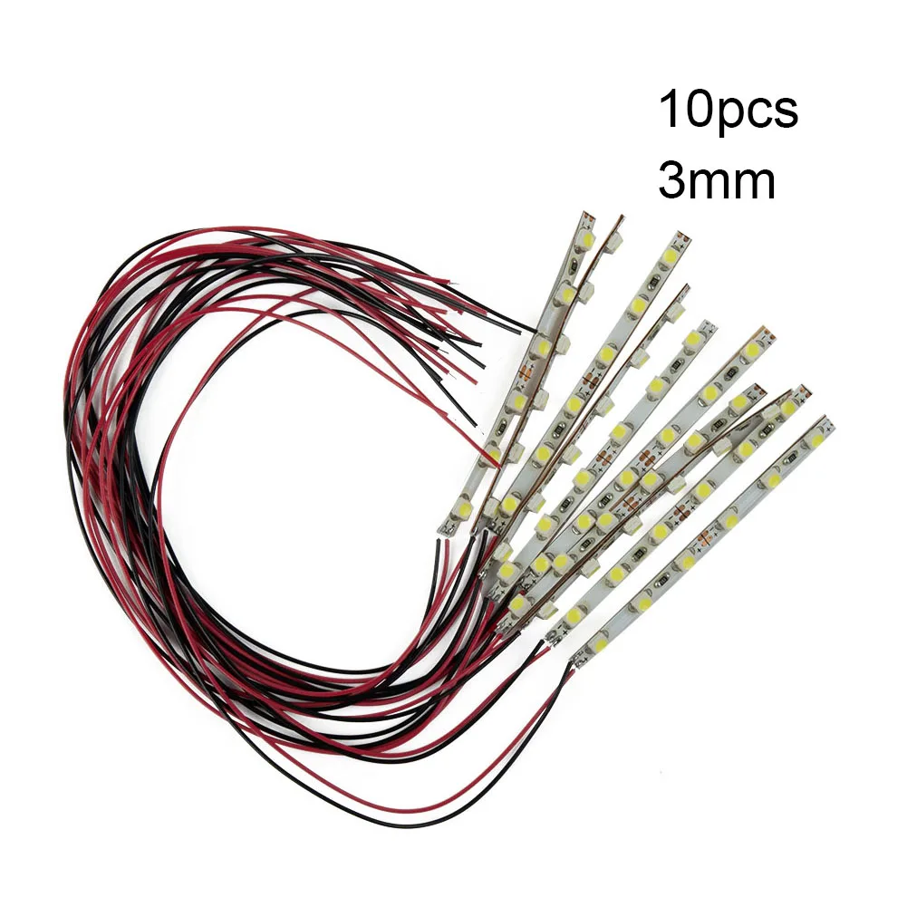 LED Light Strip Self-adhesive Part Pre Wired Warm/White AC/DC Accessories Building For Railway Layout Lamps Model