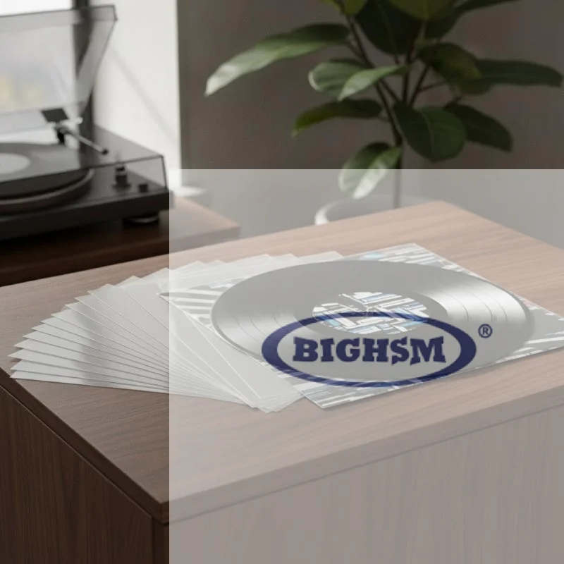 25PCS 12Inch Premium Vinyl Record Outer Sleeves 33T,Protective Storage LPs & Album Cover,No-Seal Design For Easy Access