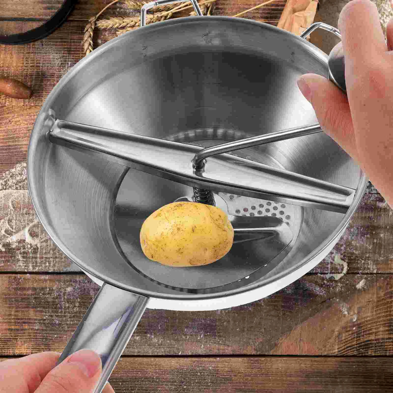 Stainless Steel Masher Potato Lemon Squeezer Tool Ricer Presser Handheld Baby Corn Starch