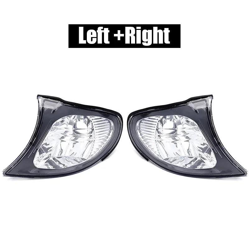 Paire Feux D’Angle Avant Clignotants Pour BMW E46 Série 3 (4 Portes) 2002-2005 – Remplacement Latéral Gauche/Droit