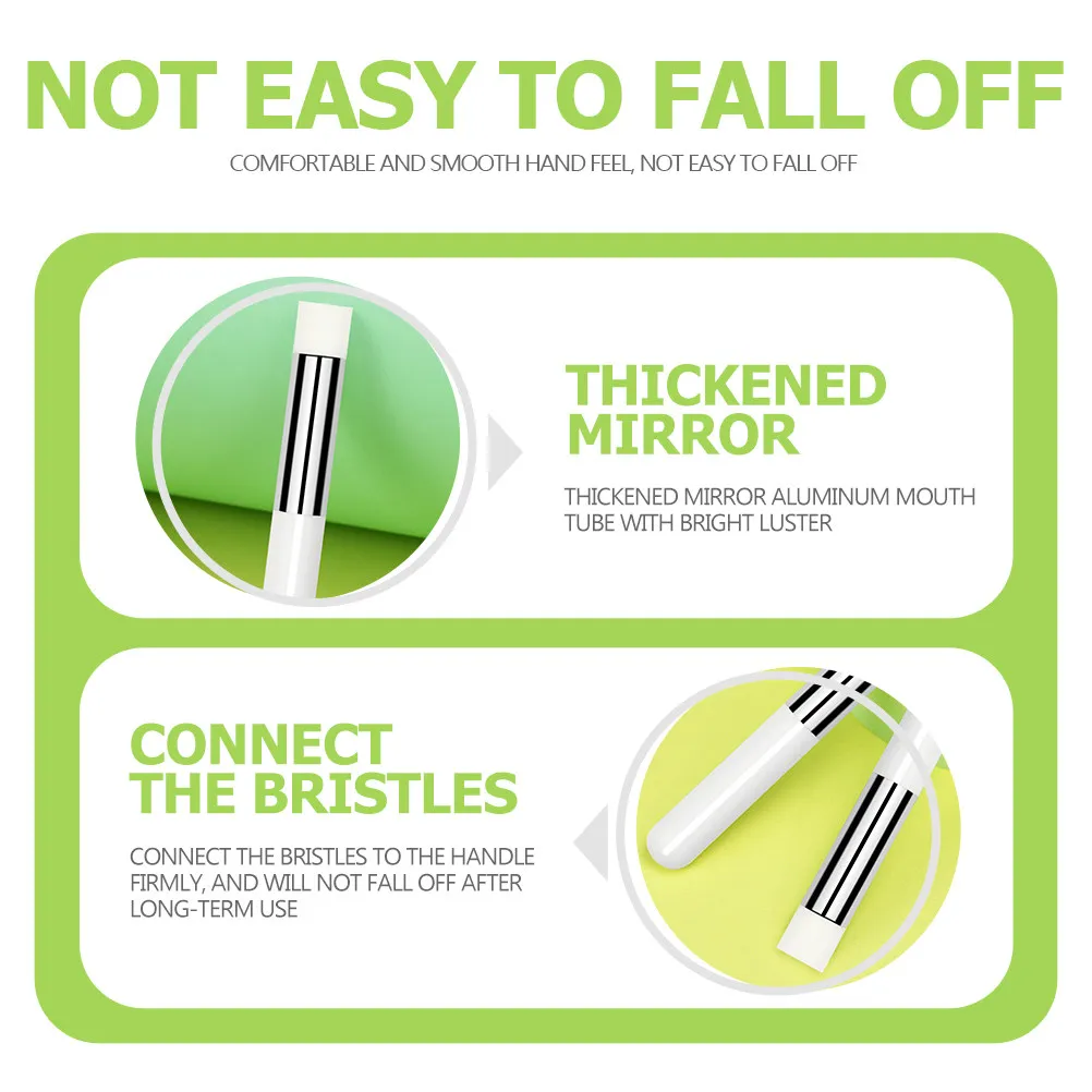 2Pcs Concealer Brush Small Size Ergonomic Design for Lip Gloss Lipstick Eye Shadow Application Makeup Tool for Women