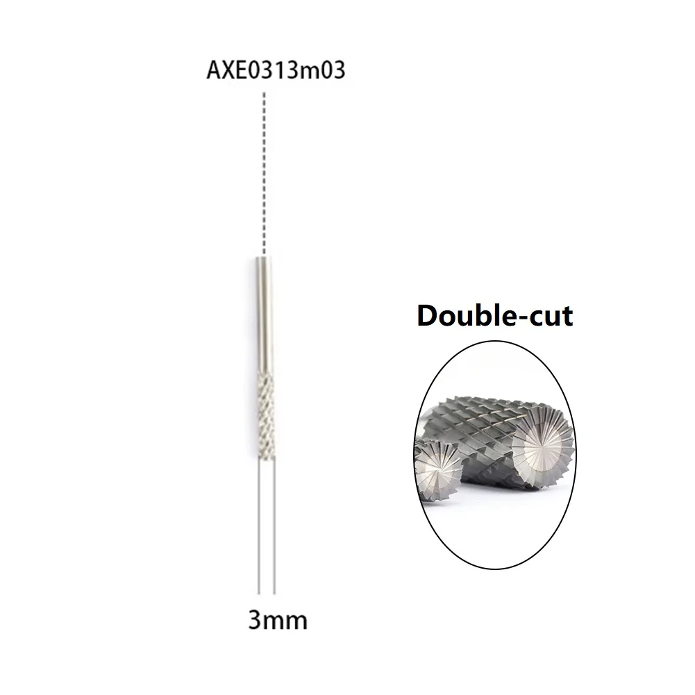File Burr Bit Tool Cutter Double Cut Grinding Tool Metal Grinding Parts Replacement Rotary Tungsten Carbide 1pcs