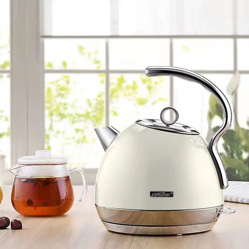 

Household Electric Kettle, 304 Stainless Steel Kettle, Large Capacity European Style Kettle, Anti-dry Boil Automatic Power Off