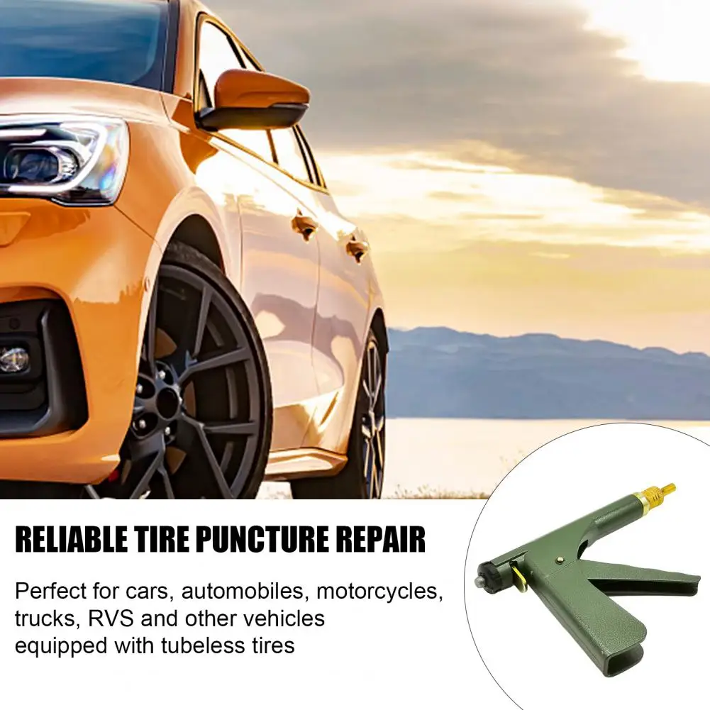 

User-friendly Tire Repair Instructions Reliable Tire Puncture Repair Universal Car Tire Repair Kit with Rapid Plugs for Easy