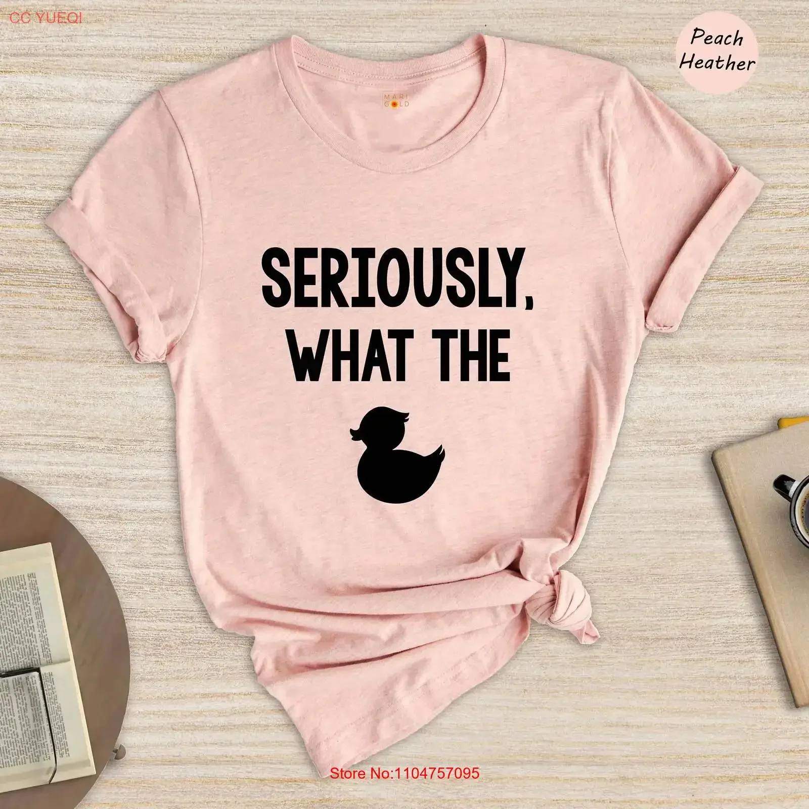 Seriously What The Duck Funny T Shirt Sarcastic vintage Washed graphic Unisex streetwear Breathable homme Stylish Slightly