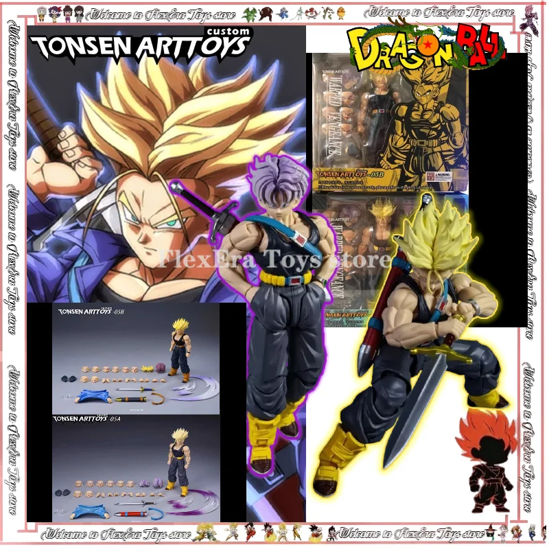 

В наличии: Фигурка Tonsen Arttoys Dragon Ball Trunks S.H.Figuarts Super Saiyan Torankusu, аниме-фигурка, модель, игрушка