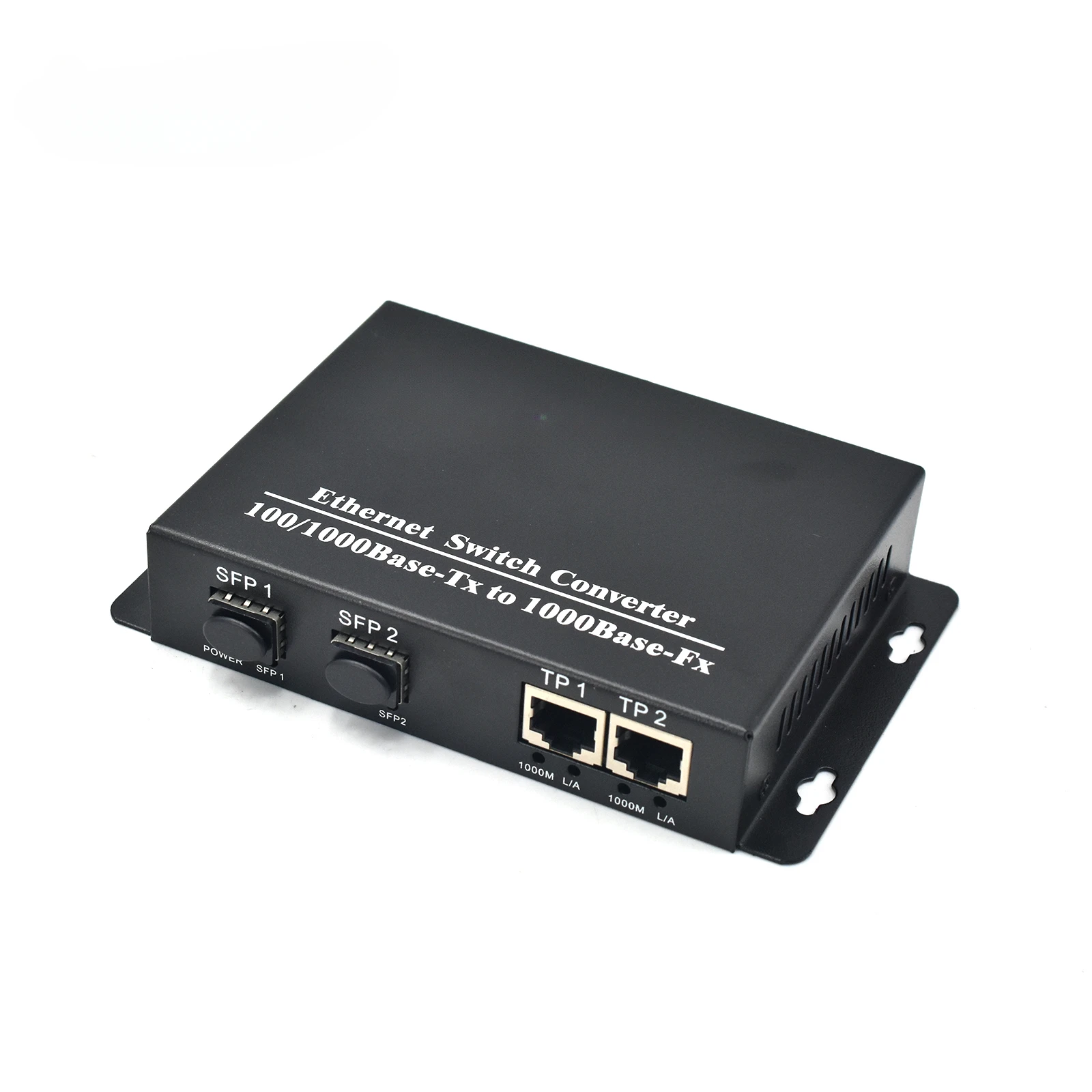 Unmanaged 48V POE Switch 2*10/100/1000Base-TX PoE ports With 2 Port SFP Fiber Ethernet switch POE