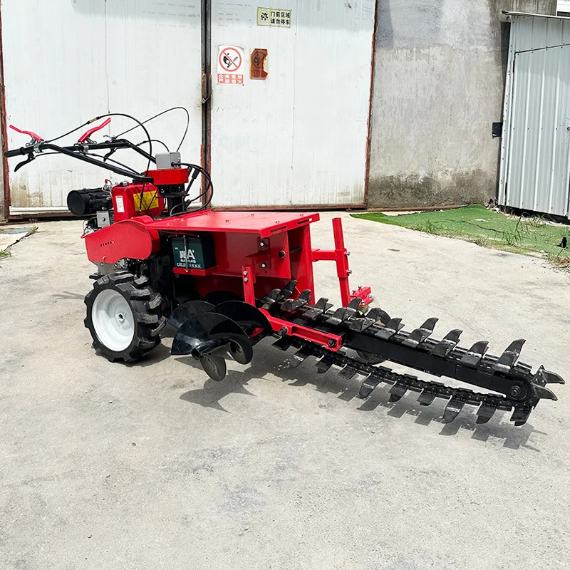 High Productivity Self-Propelled Agricultural Trencher with Tracked Engine Power Maximum Trencher