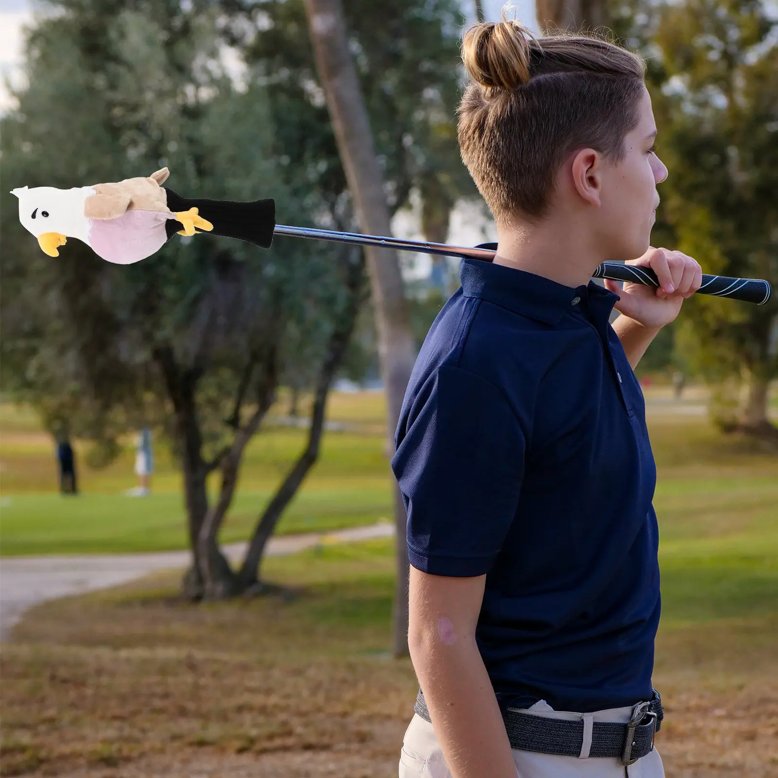 golfs-club-head-cover-adorable-bird-design-thickened-protector-easy-use-lovely-golfs-club-head-sleeve-suitable-for-outdoor