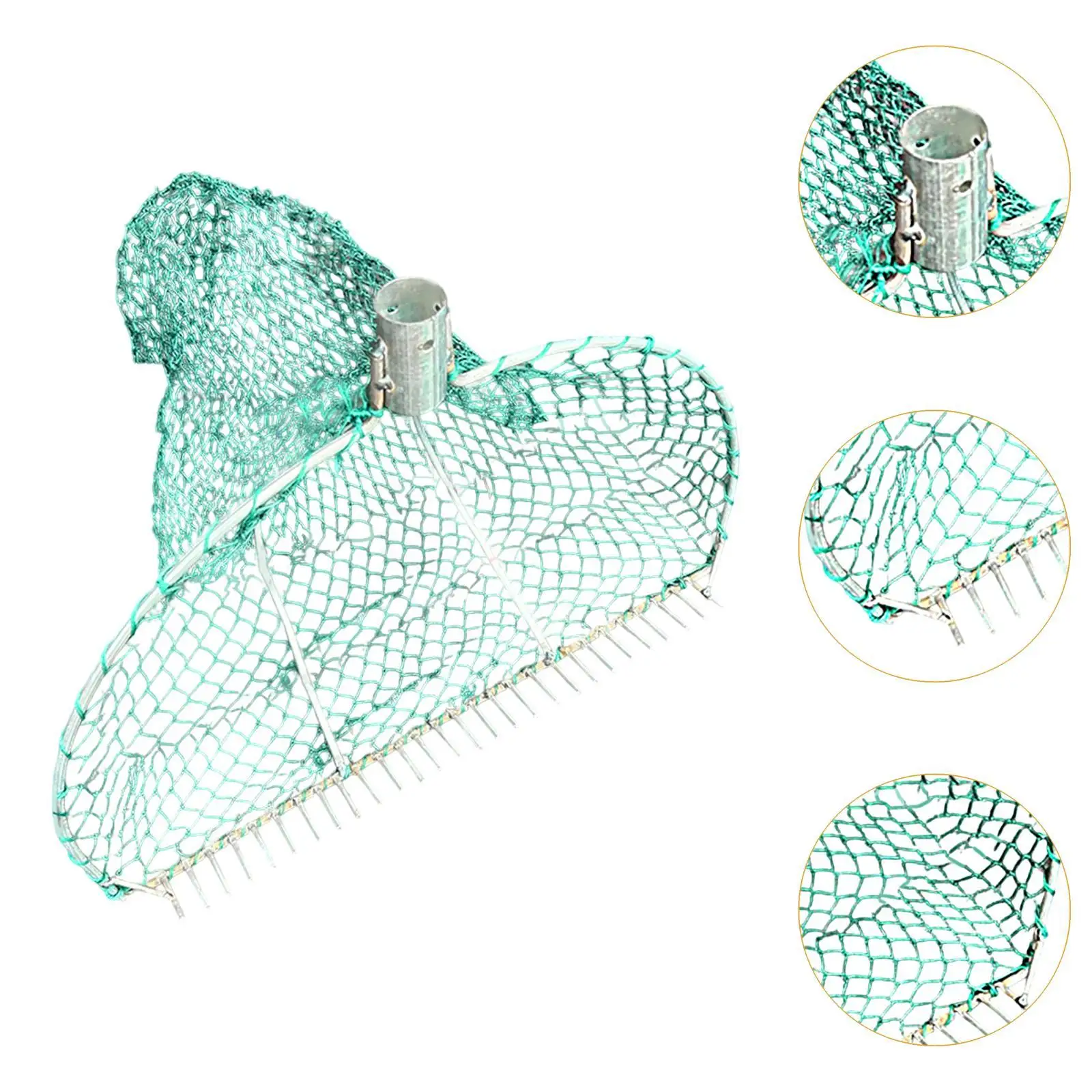 أداة المشابك المخلب مع شبكة شبكية قوية محمولة شبكة أشعل النار المعدنية الشتوية مكابس الطين لنهر الجن