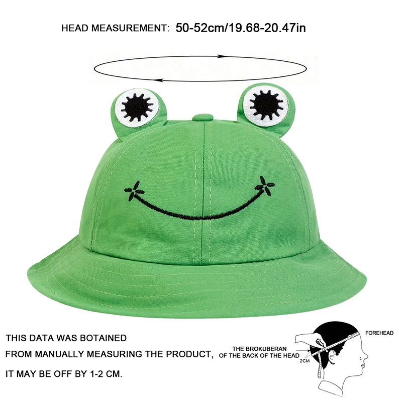 Children Cute Frog Style Personality Bucket Hats Fishermen Caps Outdoor Casual Cap Sunscreen Hat For Boy Girl