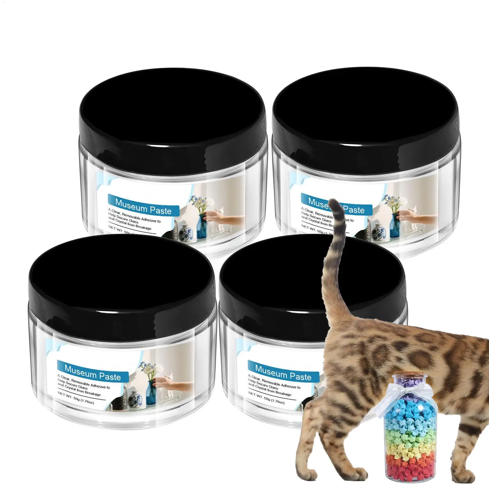 กาวติดตั้งแบบถอดออกได้ 50 กรัม สำหรับงานจัดแสดง งานศิลปะ เซรามิก รูปถ่าย และของตกแต่งผนัง ไม่ทำลายพื้นผิว