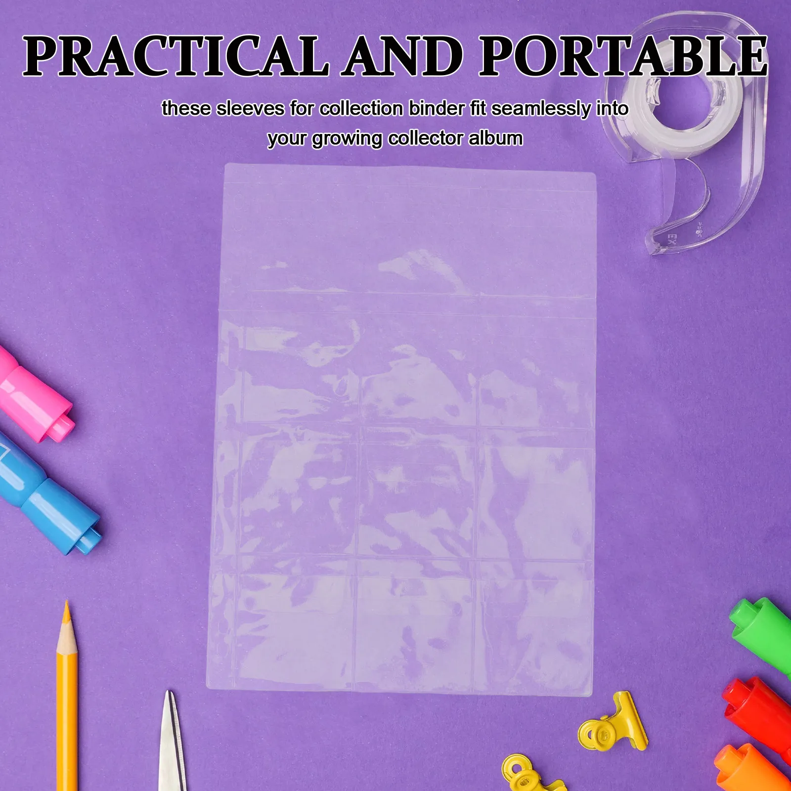 

Coin Storage Album Transparent Pages Capacity Display Coin Collection Organizer Hard Cover Binder Collector Gift