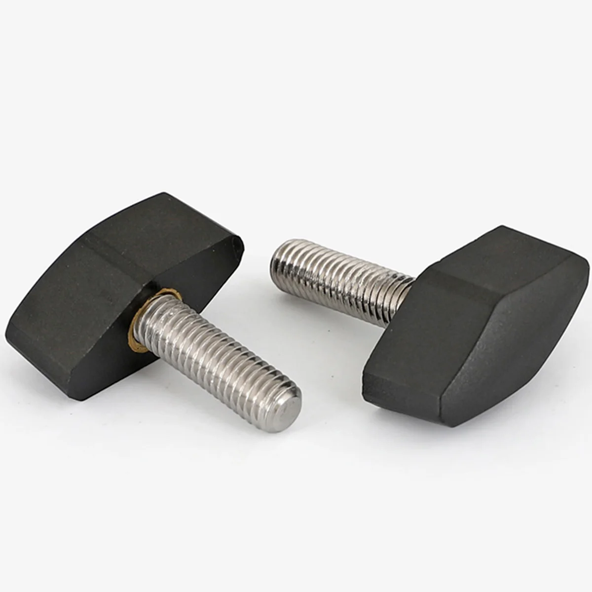 

304 Stainless Steel Diamond Shaped Rubber Head Plastic Knob T-Shaped Handle Bolt M4M5M6M8