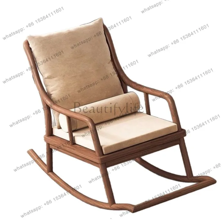 

Chinese-style home nap lazy leisure B & B living room single sofa recliner