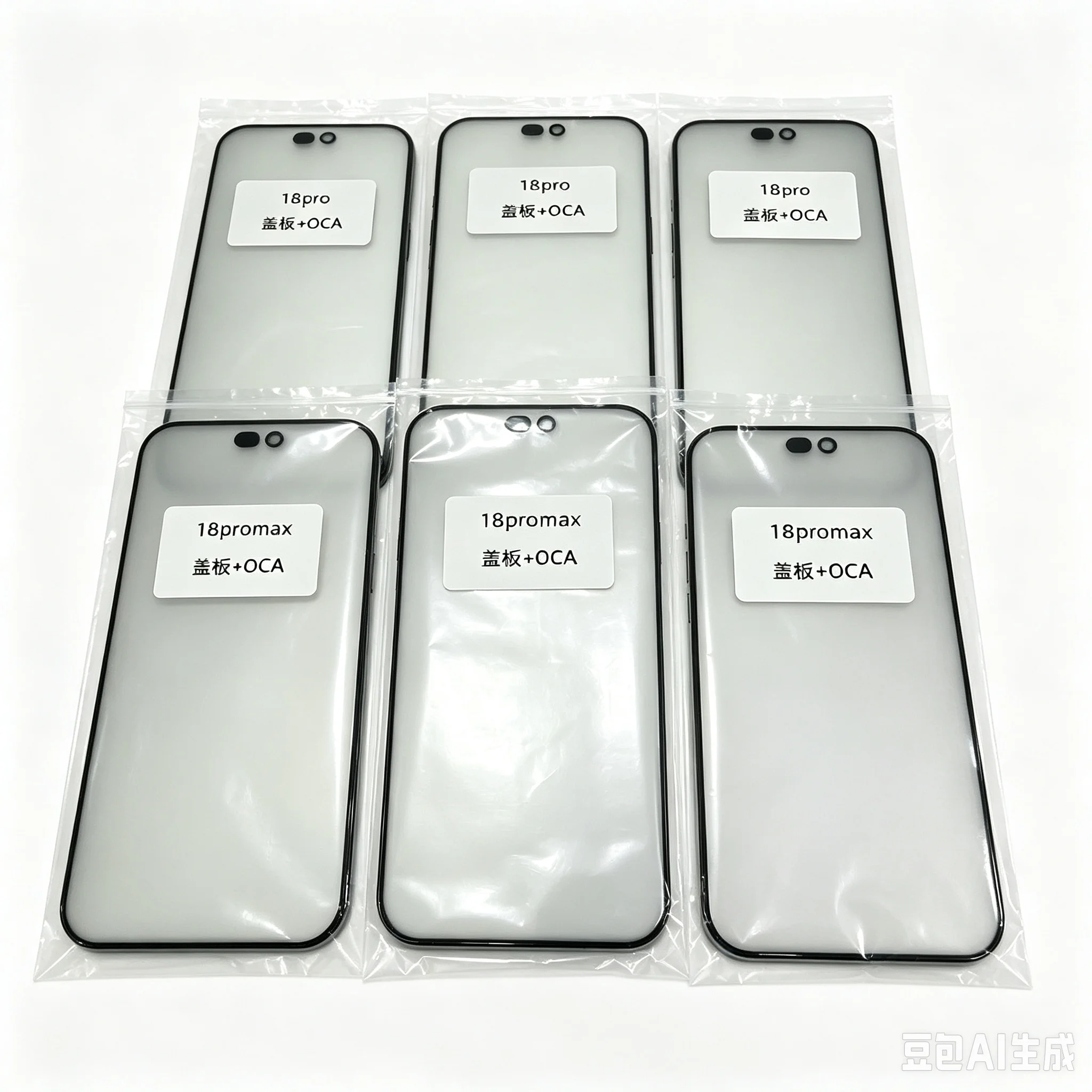 10 SZT. Szkło zewnętrzne z klejem OCA do iPhone 18 Pro, 18 Pro Max, 14, 15, 16 Pro Plus, 13, 12, 11 Pro Max, Mini, wymiana ekranu dotykowego i obiektywu — zdjęcie produktu 6