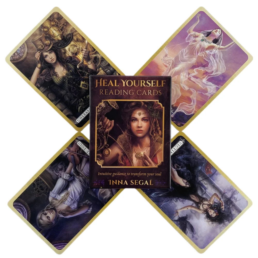 Heal Yourself Reading Oracle Cards A 36 English Divination Edition Deck Borad Games