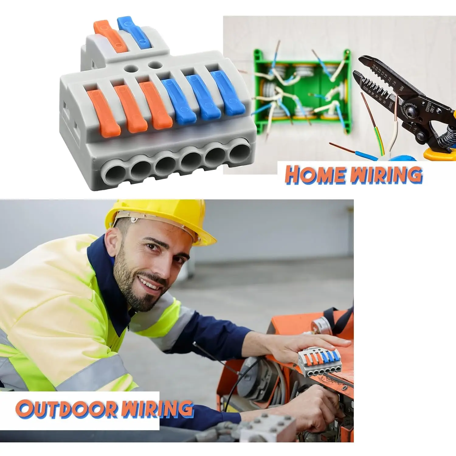 10 PCS Lever Wire Connector, Quick Connect Wire Connectors, Ziveseller Wire Connectors Electrical Quick Connectors
