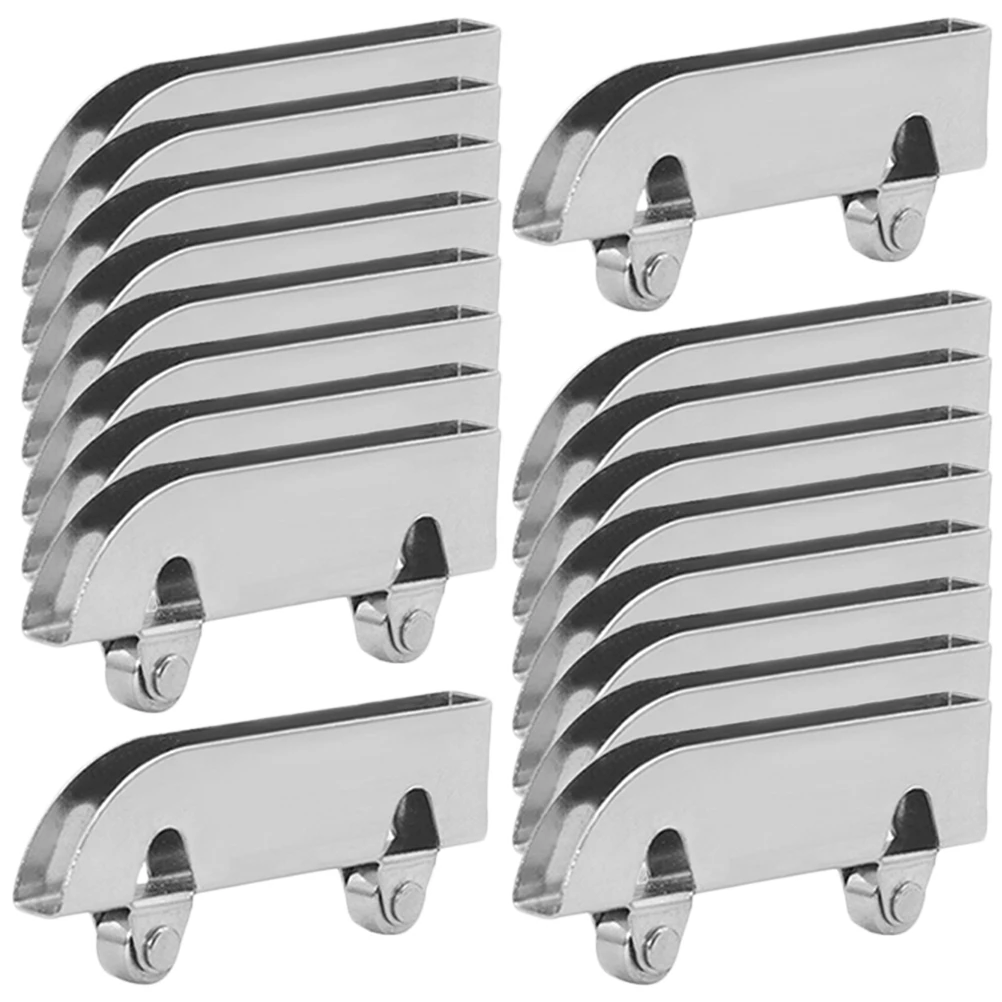 

50 Pcs Glass Door Wheel Sliding Accessories Mute Pulley Roller Metal Hardware Wardrobe Smooth Movement Sturdy Design