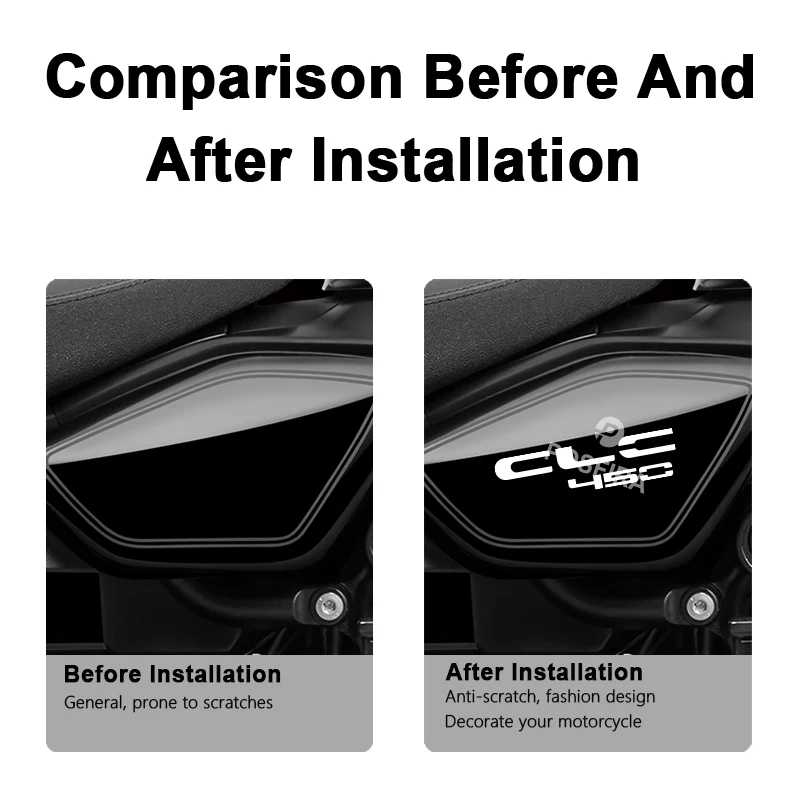 POSFIRA, pegatina de vinilo para motocicleta, calcomanías decorativas impermeables para CF Moto 450CLC CFMoto 450 CLC CL-C CLC450 2024, accesorios