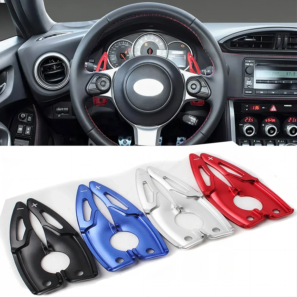 

Car Aluminum Alloy Steering Wheel Shift Paddle Shifter Extension For Toyota GT86(2017+) and Subaru BRZ(2017+) paddle shift