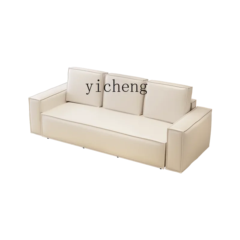 

XL sofa bed folding dual-purpose multi-function bed solid wood lifting technology cloth tofu sofa