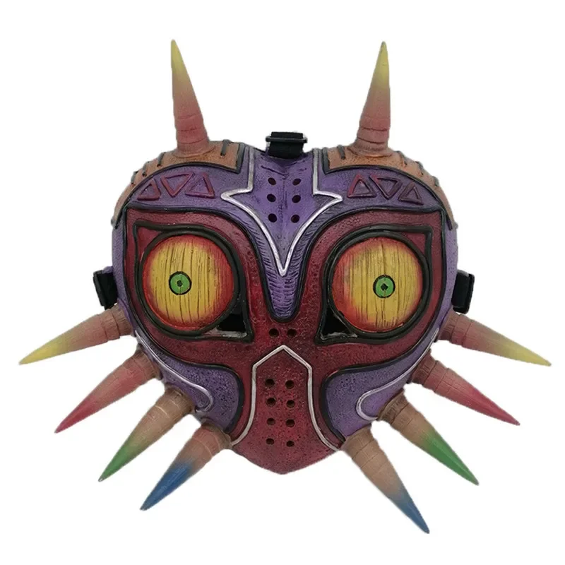 Majora's Mask of Zelda Scary Realistic Face Mask Halloween Cosplay Costume Prop for Adults Teens Game Party Mask