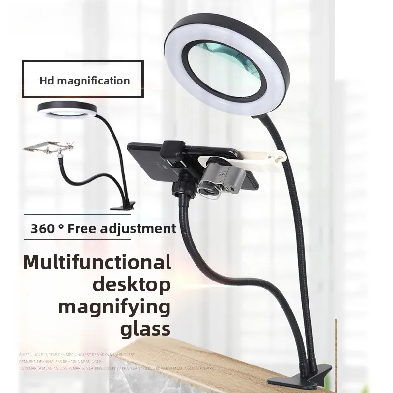 

Wood Carving, and Reading22155A Chuda72Multifunctional Soldering Desktop Magnifier for Lamp Beads,