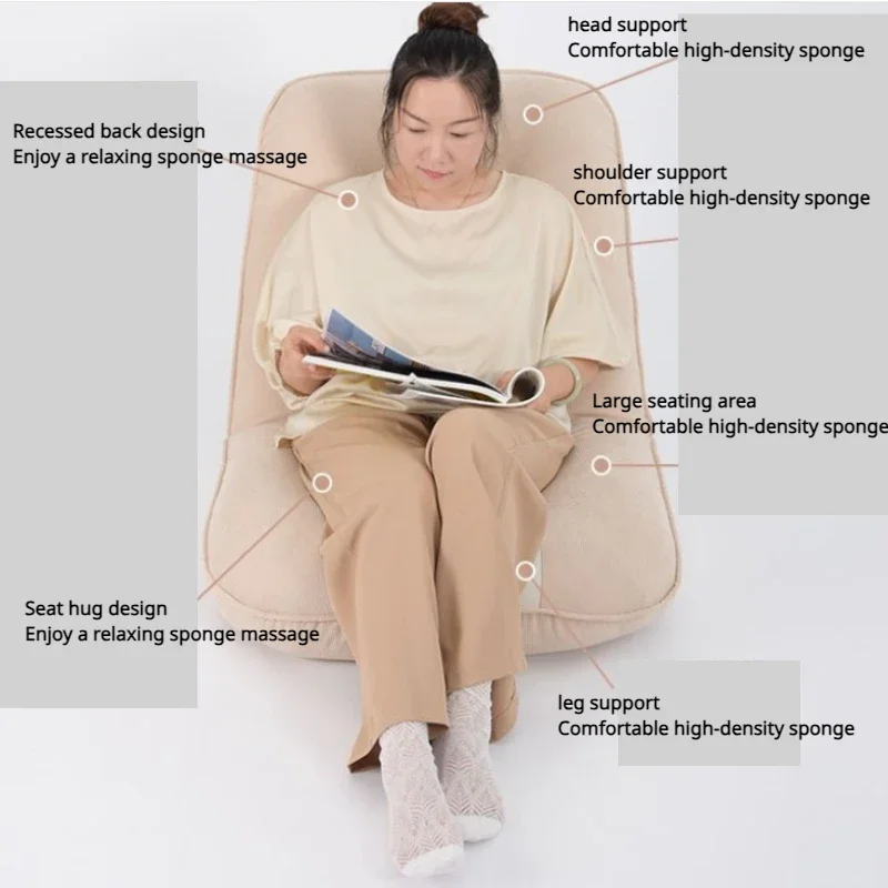 

Скандинавская подушка для ленивого дивана-кровати, подушка-спинка татами для малогабаритной квартиры, роскошное мягкое сиденье для балкона и спальни, универсальная