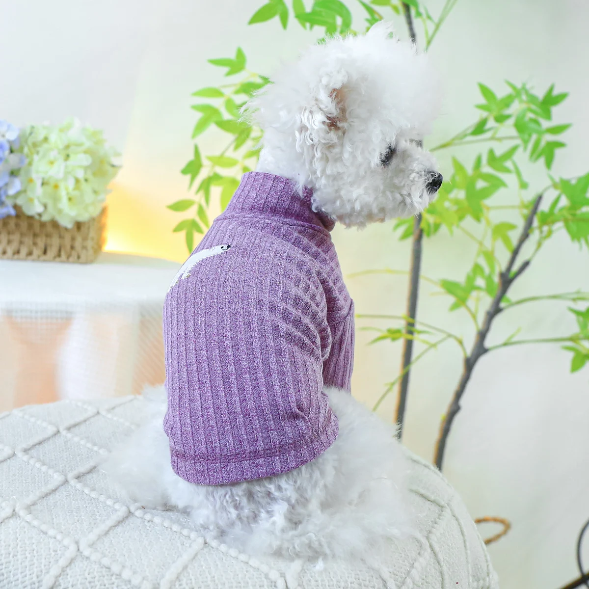 PETCIRCLE Dog Clothes Casual Polar Bear Bottoming Shirt For Small Dog Puppy Pet Cat All Season Pet Cute Costume Pet Clothes Coat