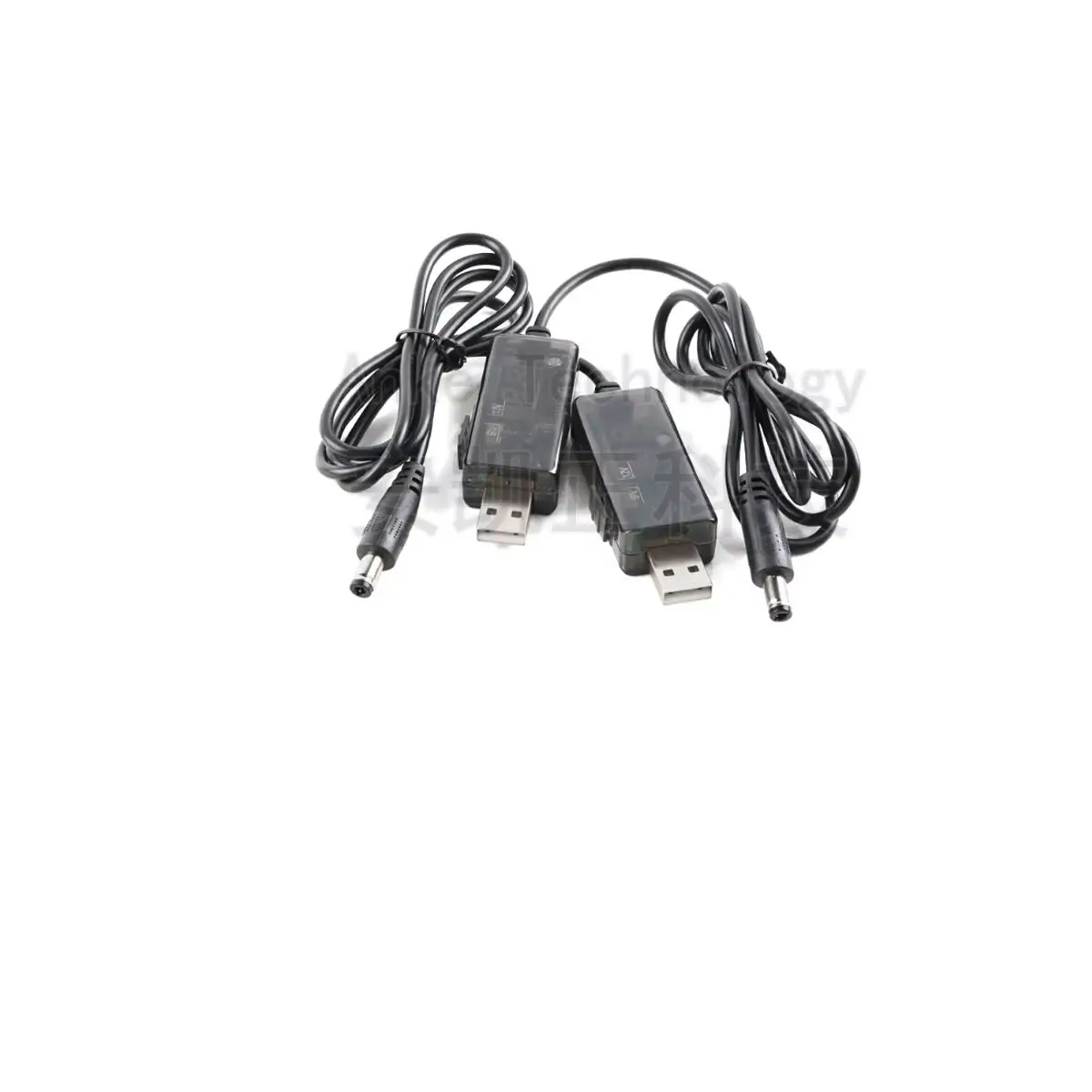 USB power boost cable, 5V to 9V/12V for router and optical modem power supply, USB to DC 5.5/3.5mm charging cable