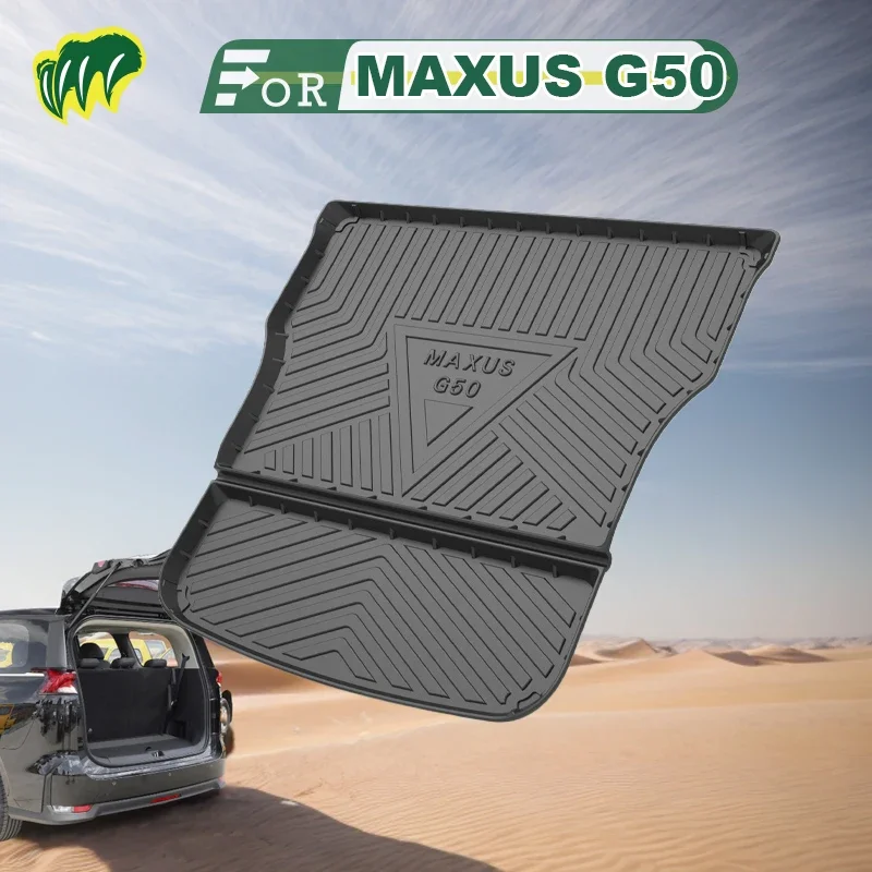 

For MAXUS G50 2020 2021 2022 2019-2023 Custom Fit Car Trunk Mat All Season Black Cargo Mat 3D Shaped Laser Measured Trunk Liners