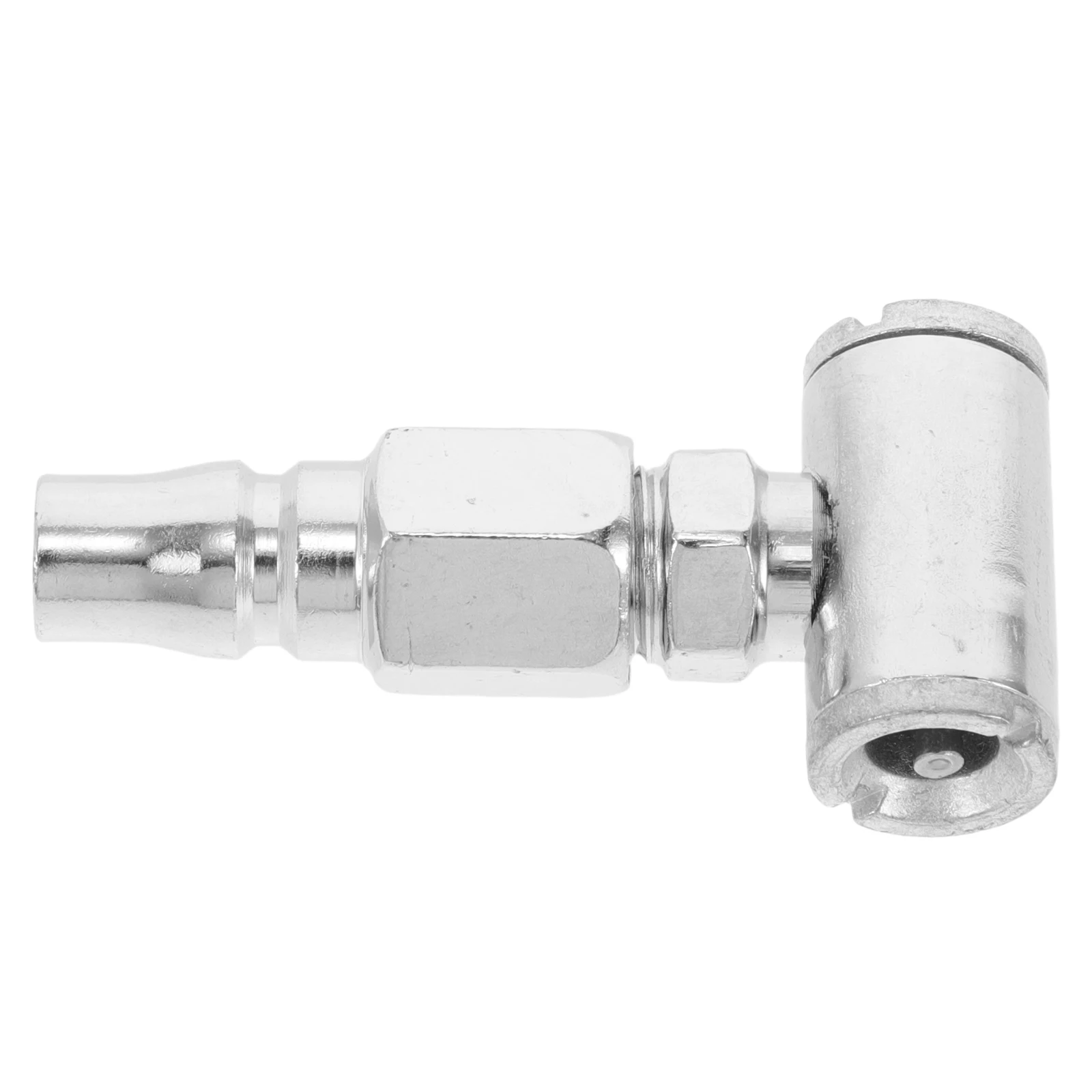 

Dual Head Tire Chuck Quick Inflate Hand Crank Metal Durable Air Compressor Accessories Kit Tire Repair Tools Swivel Connector