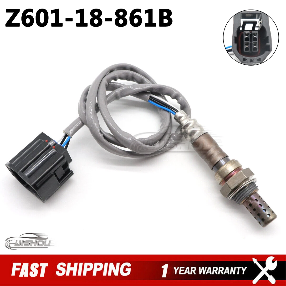 

Z601-18-861B Lambda O2 Oxygen Sensor AIR FUEL RATIO Sensor Z601-18-861A for Mazda 3 BK 1.6L 2.0L 2.3L Axela 1.5L 2003-2009