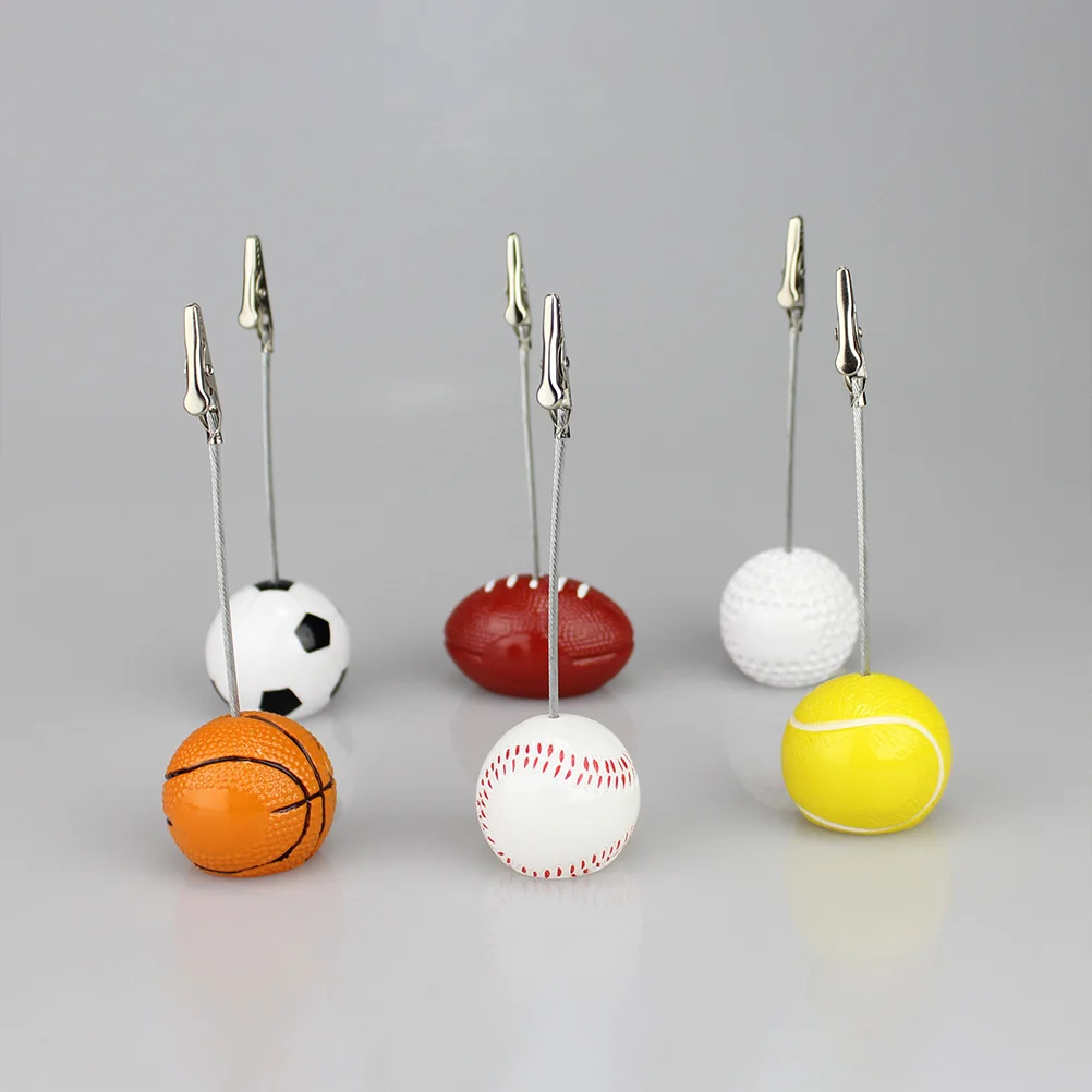 

6Pcs Desktop Memo Holder with Wide Base Secure Grip Design Multi-Purpose Message Clip for Photos Notes Cards Tabletop Display