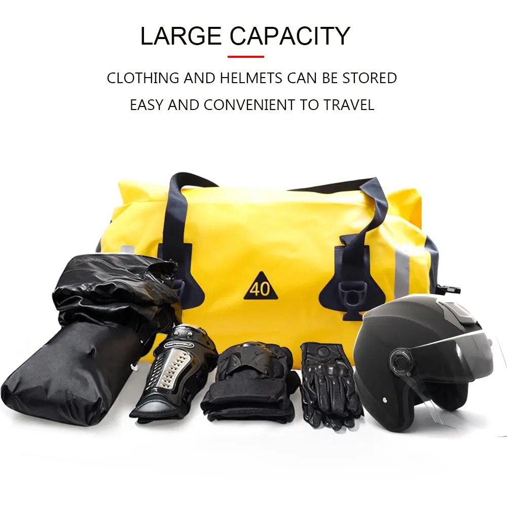 Motorcycle Waterproof Tail Bag Travel Outdoor Dry Luggage Motorbike Backpack Seat Bag Motor Rear Seat Bag Accessory for BMW