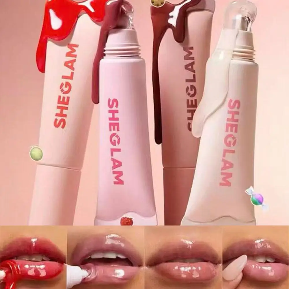 SHEGLAM gelée brillant à lèvres Essence hydratant rouge à lèvres brillant à lèvres durable hydratant miroir lèvres glaçure rouge à lèvres soin des lèvres maquillage